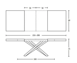 Tavolo Fahrenheit 160 Altacom a prezzo scontato