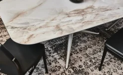 Tavolo fisso Atlantis crystalart Cattelan italia