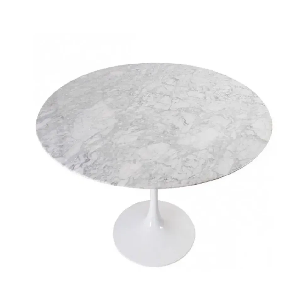 Tavolo fisso Dining tulip 120 cm marmo carrara A&c