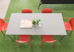 Tavolo fisso Maki Kristalia