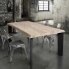 Tavolo fisso Tavolo legno con gambe metallo Collezione esclusiva