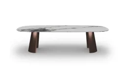 Tavolo fisso Tavolo luxury acciaio e resina  maxi  Md work a soli 9670 Euro