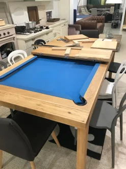 Tavolo fisso Tavolo masso di rovere carambola  Artigianale a prezzo scontato