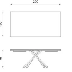 Tavolo fisso Tavolo spyke Stones a prezzo ribassato