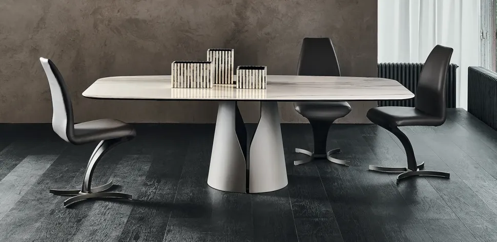 Tavolo Giano Keramik di Cattelan Italia in offerta outlet.