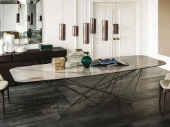 Tavolo Gordon Cattelan in vetro Fisso