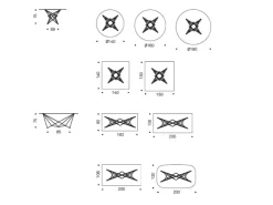 Tavolo Gordon Cattelan in vetro Fisso