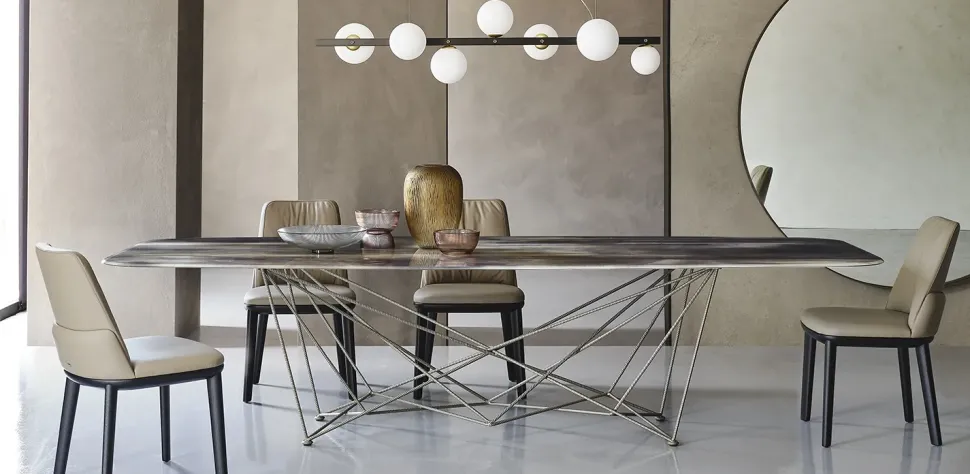 Tavolo Gordon Crystalart di Cattelan Italia in Offerta Outlet