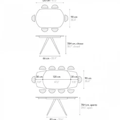 Tavolo Grafite Mobilificio bellutti in vetro Allungabile scontato 52%