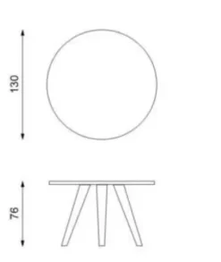 Tavolo Henry di Stones scontato del 24%