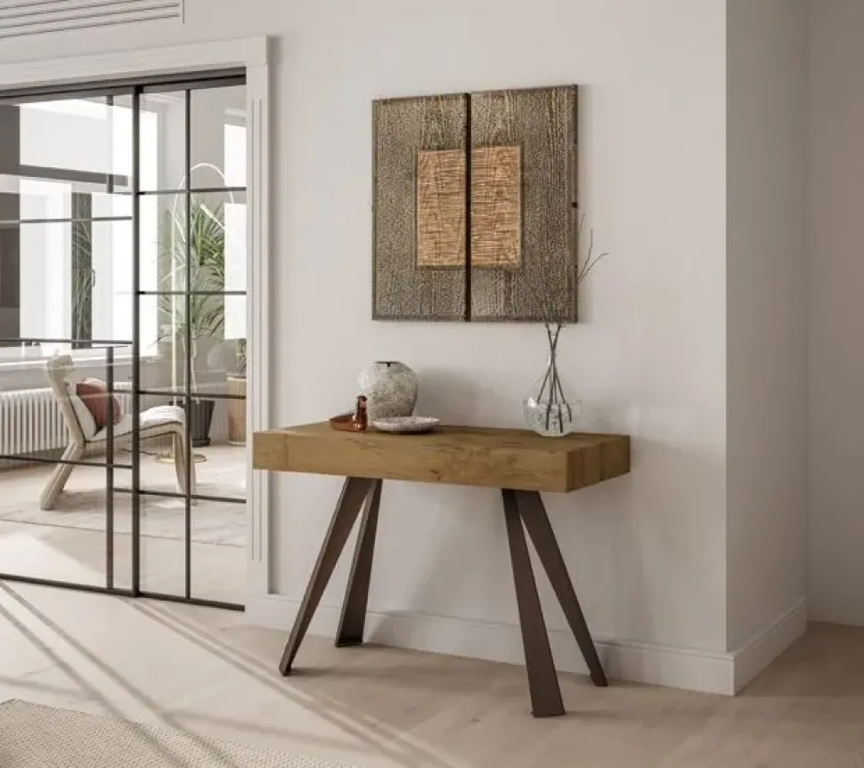 Tavolo in altri materiali rettangolare Consolle panachè Easyline in offerta outlet