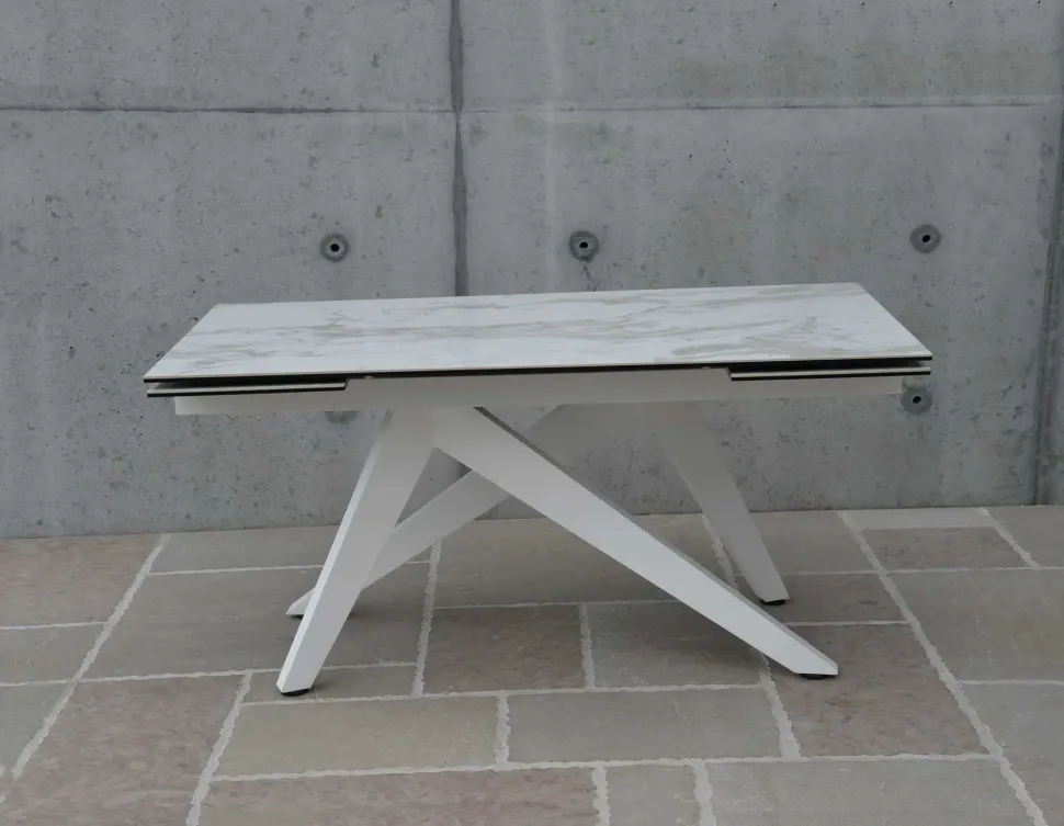 Tavolo in altri materiali rettangolare Tavolo allungabile Collezione esclusiva in offerta outlet