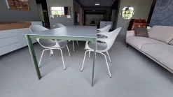 Tavolo in altri materiali rettangolare Thin-k 170 x 90 - elefhantino Kristalia in offerta outlet