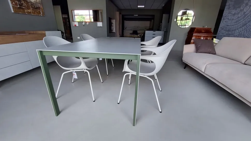 Tavolo in altri materiali rettangolare Thin-k 170 x 90 - elefhantino Kristalia in offerta outlet