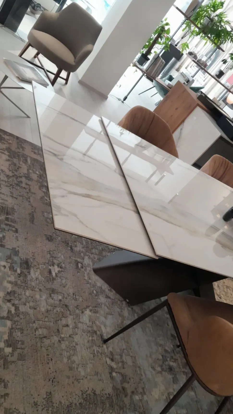 Tavolo in ceramica rettangolare Tyron keramik drive Cattelan italia in offerta outlet