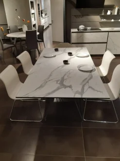 Tavolo in ceramica rettangolare Cross Easyline a prezzo scontato