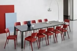 Tavolo in ceramica rettangolare Badu' xl Midj a prezzo scontato