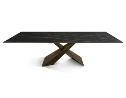 Tavolo in ceramica rettangolare Tempor 2021 Collezione esclusiva a prezzo ribassato