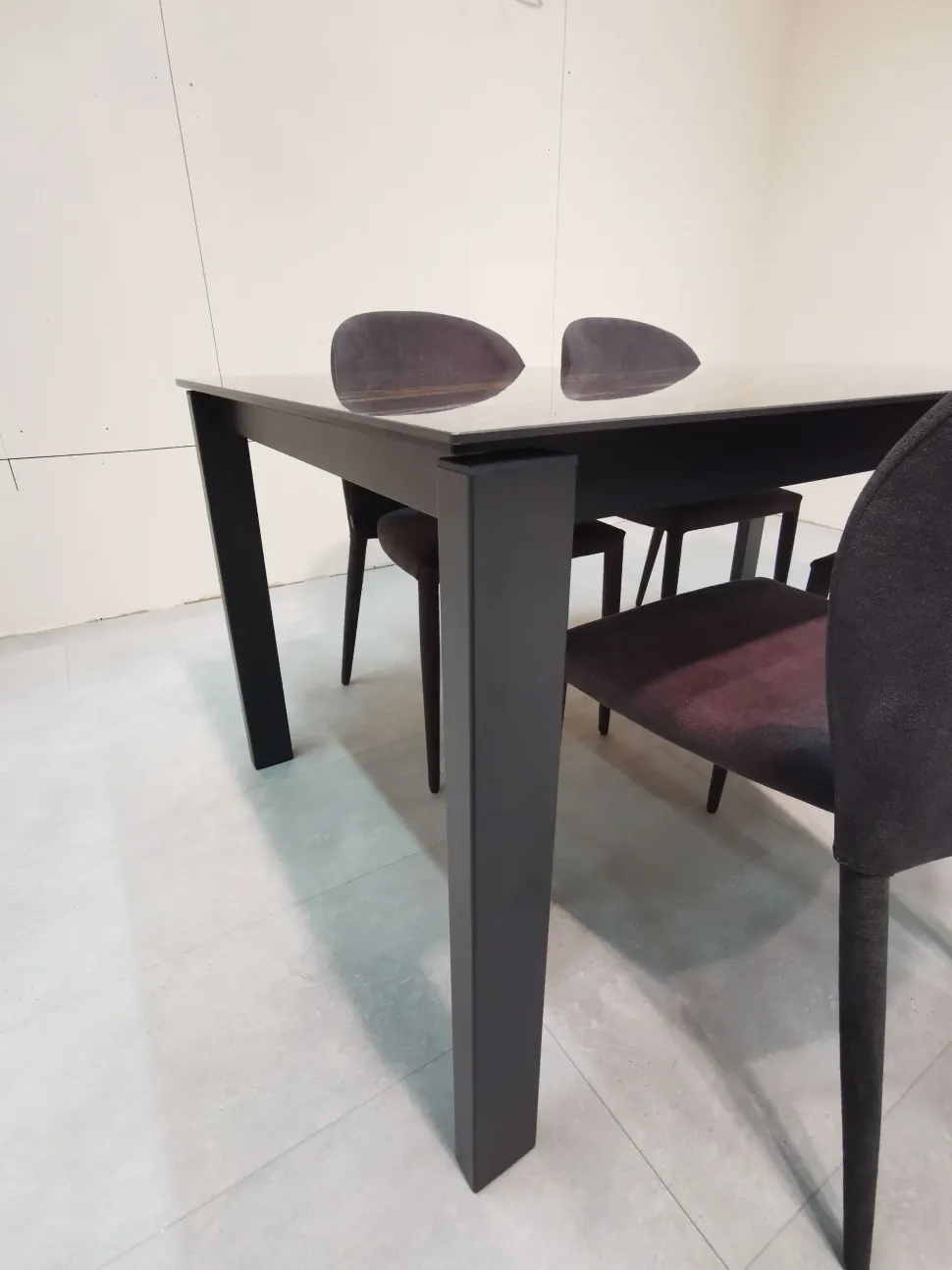 Tavolo in ceramica rettangolare Zenith t91 Friulsedie a prezzo ribassato