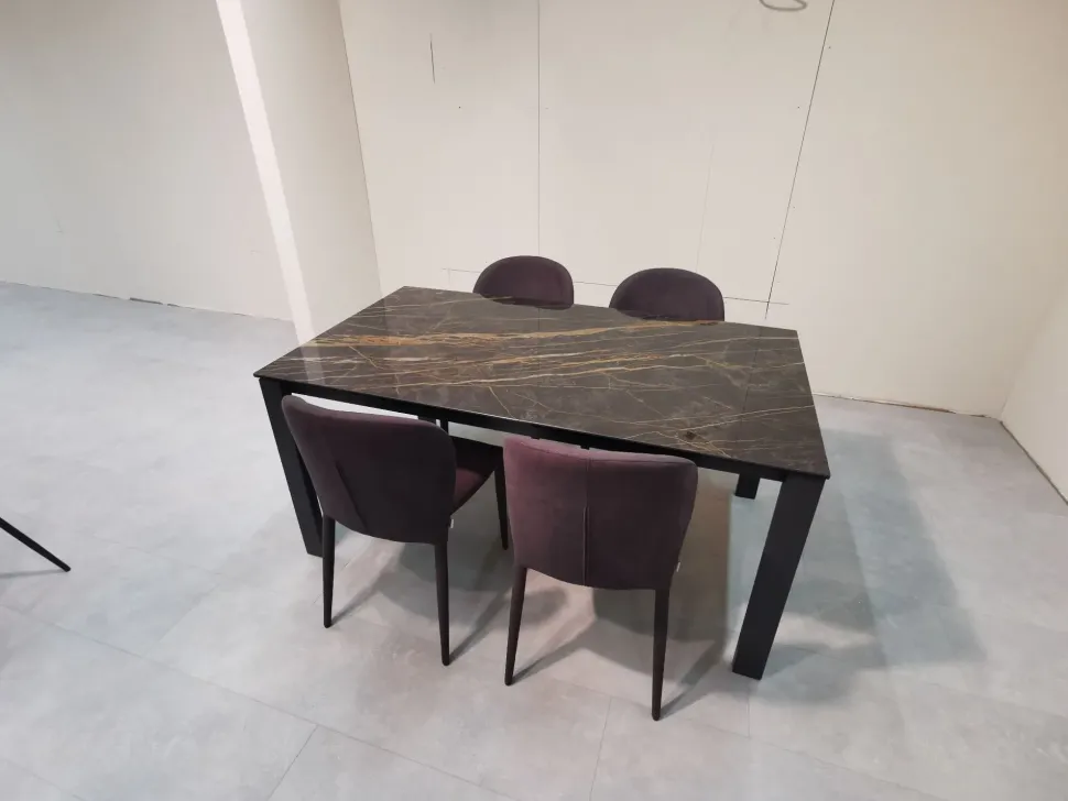 Tavolo in ceramica rettangolare Zenith t91 Friulsedie a prezzo ribassato