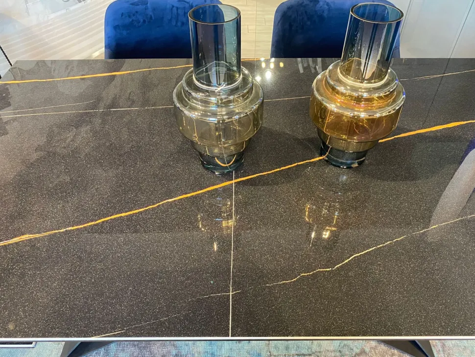 Tavolo in ceramica rettangolare D9055 Collezione esclusiva a prezzo ribassato