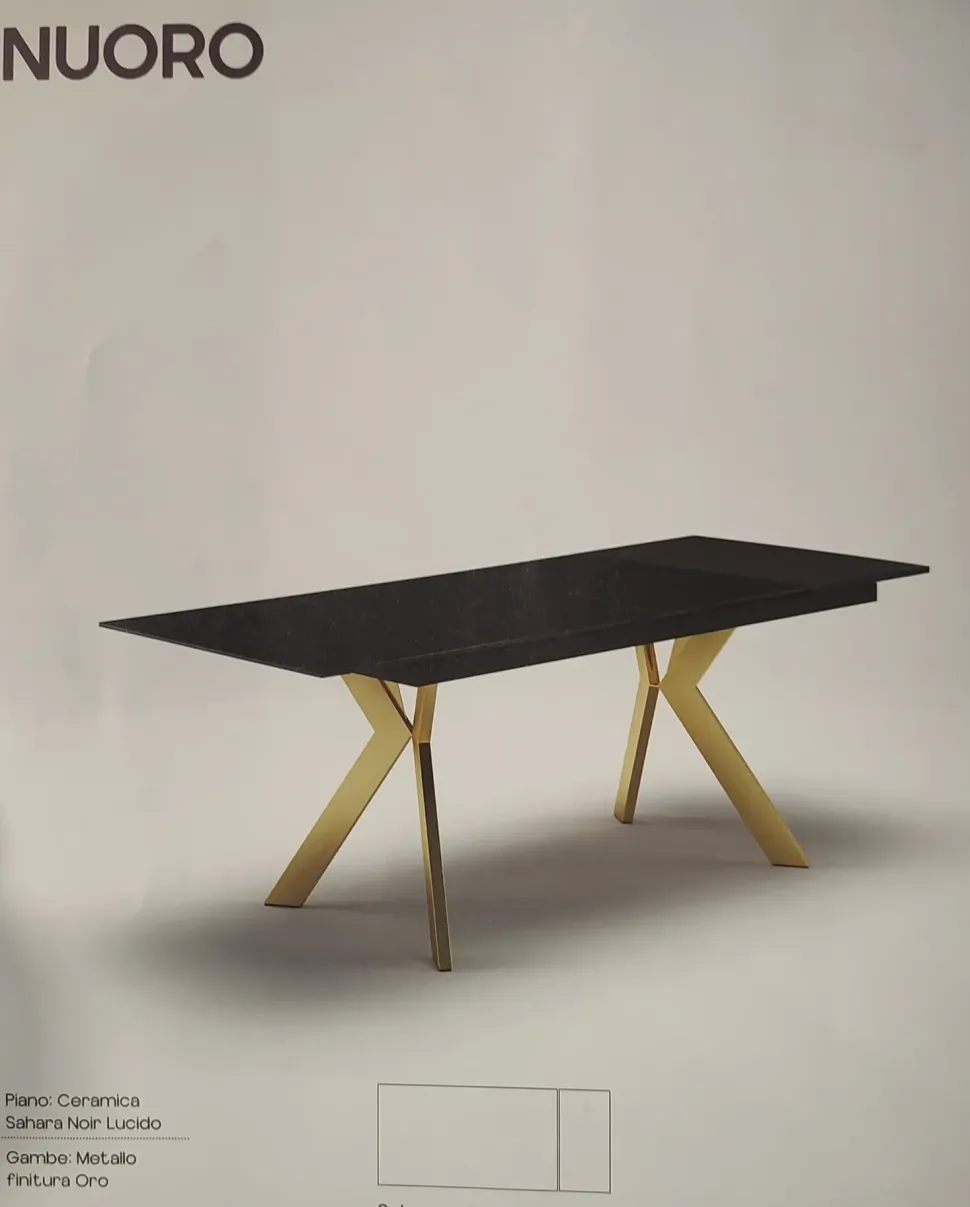 Tavolo in ceramica rettangolare Nuoro Collezione esclusiva a prezzo ribassato