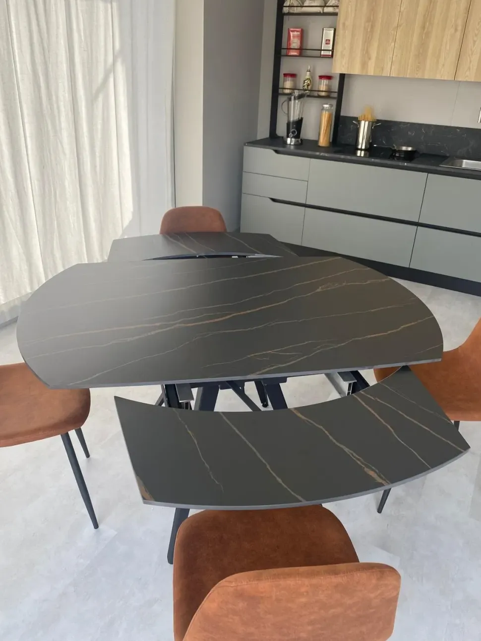 Tavolo in ceramica rettangolare Kyoto brigitte Stones in offerta outlet