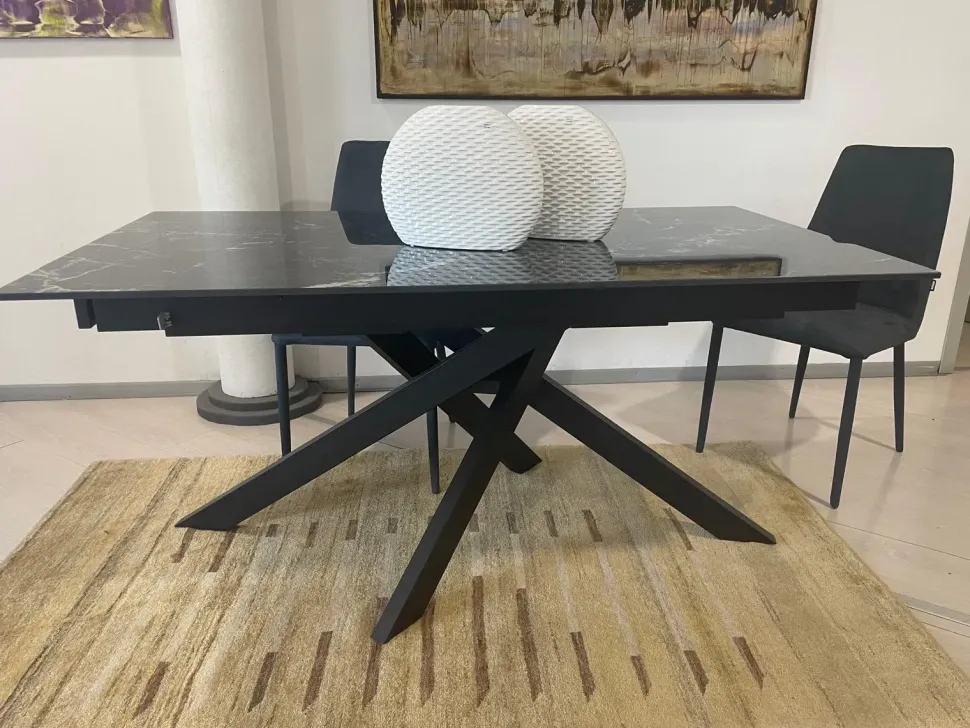 Tavolo in ceramica rettangolare Tavolo manhattan Scavolini a prezzo ribassato