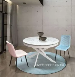 Tavolo in ceramica rotondo Tempor 1940 Collezione esclusiva a prezzo scontato