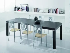 Tavolo in laminato quadrato Bridge 105.105 Gipi a prezzo ribassato