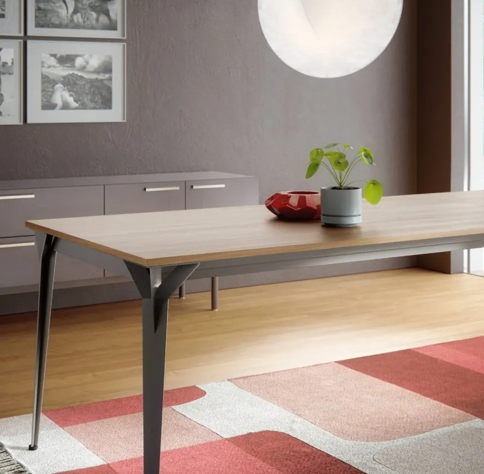 Tavolo in laminato rettangolare Hydra * Ambianceitalia in offerta outlet