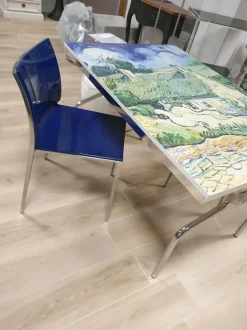 Tavolo in laminato rettangolare Quadro Ponti terenghi in offerta outlet