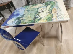 Tavolo in laminato rettangolare Quadro Ponti terenghi in offerta outlet