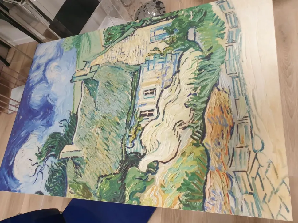 Tavolo in laminato rettangolare Quadro Ponti terenghi in offerta outlet