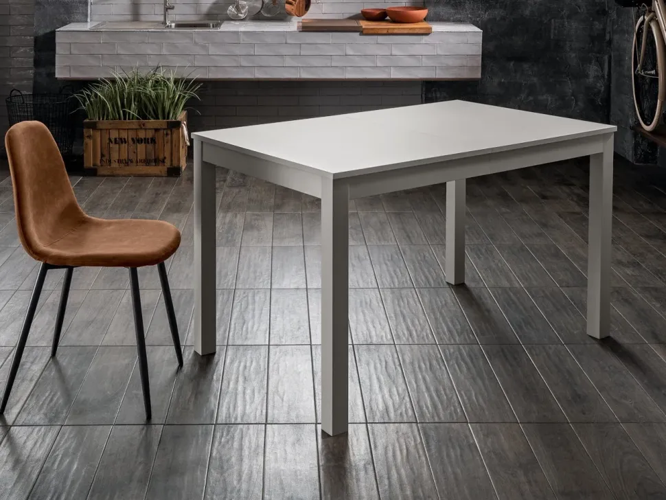 Tavolo in laminato rettangolare Traffic Stones in offerta outlet