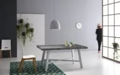 Tavolo in laminato rettangolare Thor 160 allungabile Point house in offerta outlet