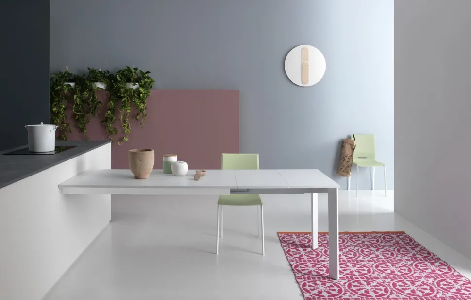 Tavolo in laminato rettangolare Zen 140 Point house a prezzo ribassato