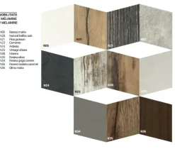 Tavolo in laminato rotondo Round trasformabile Artigianale in offerta outlet