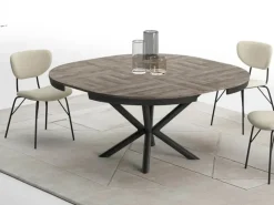 Tavolo in laminato rotondo Full-moon Esalinea a prezzo scontato