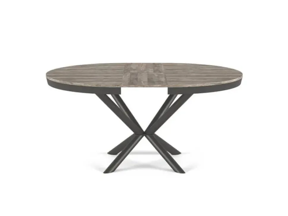 Tavolo in laminato rotondo Full-moon Esalinea a prezzo scontato