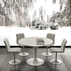 Tavolo in laminato rotondo Isola Artigianale a prezzo ribassato