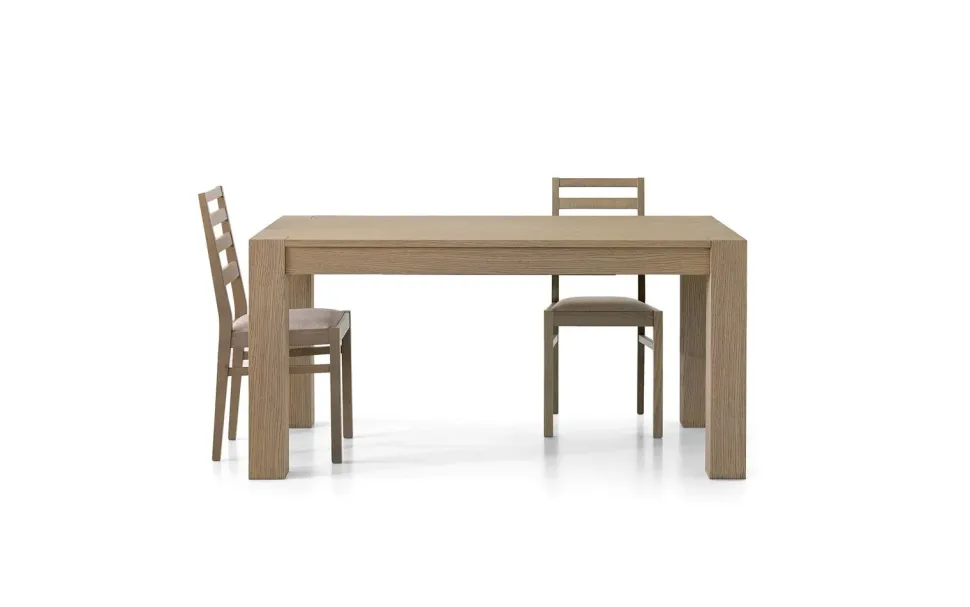 Tavolo in legno e resina rettangolare Tavolo allungabile Collezione esclusiva a prezzo ribassato