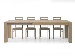 Tavolo in legno e resina rettangolare Tavolo allungabile Collezione esclusiva a prezzo ribassato