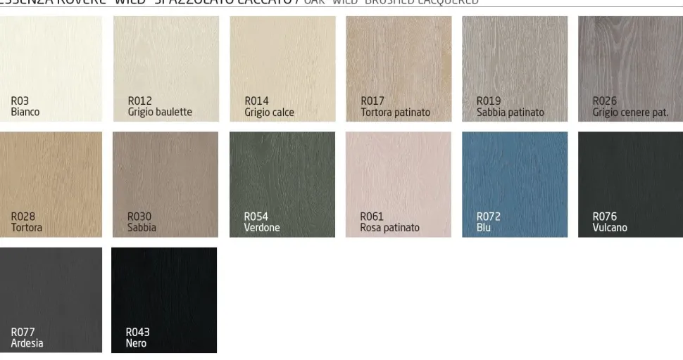 Tavolo in legno ellittico Glamour Fratelli mirandola a prezzo scontato