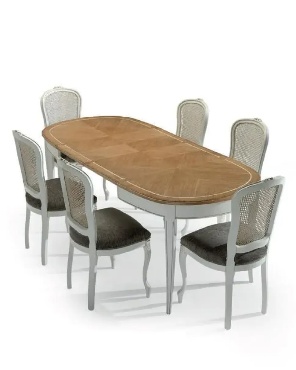 Tavolo in legno ovale 8160 Mobilificio bellutti a prezzo scontato