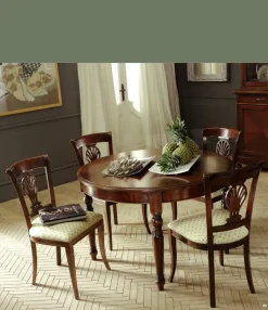 Tavolo in legno ovale Ot502 Parlani a prezzo ribassato