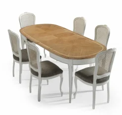 Tavolo in legno ovale Ovalino parquet Collezione esclusiva a prezzo scontato