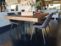 Tavolo in legno rettangolare Air wildwood table Lago in offerta outlet