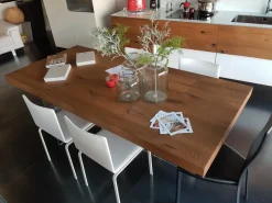 Tavolo in legno rettangolare Air wildwood table Lago in offerta outlet