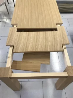 Tavolo in legno rettangolare Forest Md work in offerta outlet